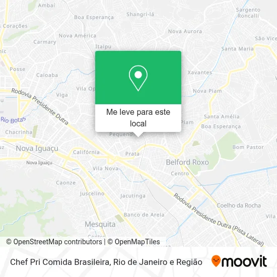 Chef Pri Comida Brasileira mapa