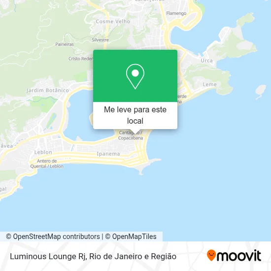 Luminous Lounge Rj mapa