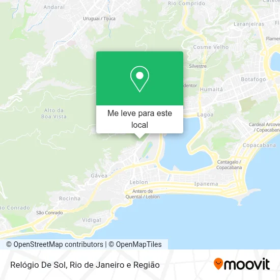 Relógio De Sol mapa