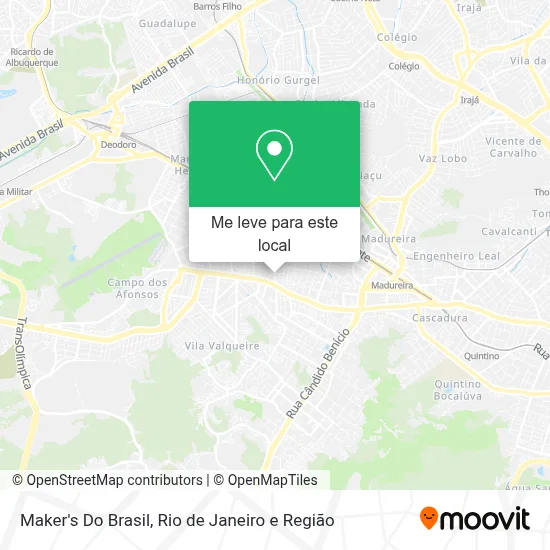 Maker's Do Brasil mapa