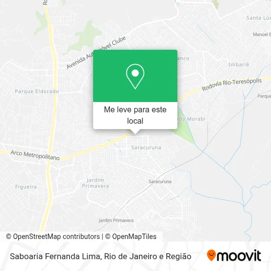 Saboaria Fernanda Lima mapa