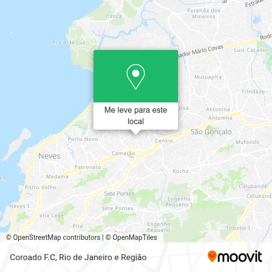 Coroado F.C mapa
