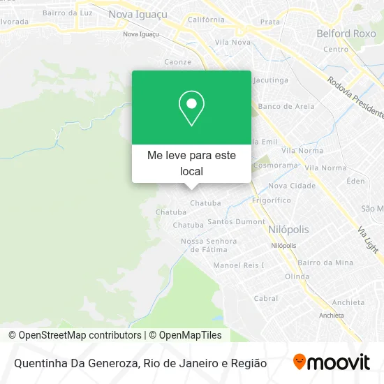 Quentinha Da Generoza mapa