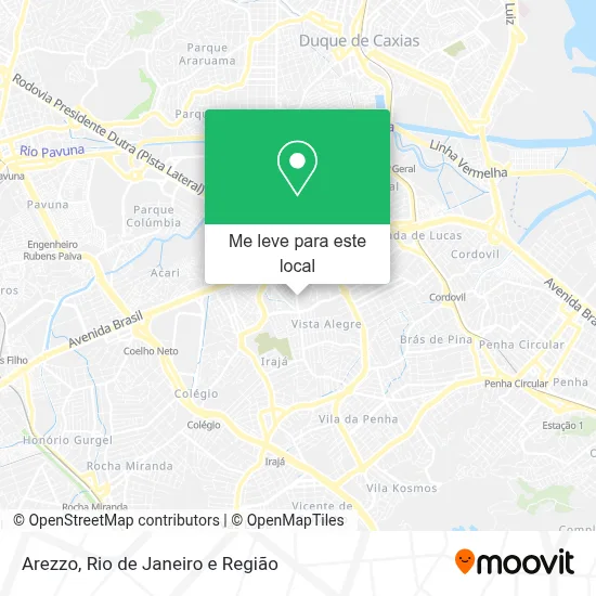 Arezzo mapa