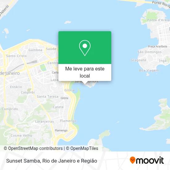 Sunset Samba mapa