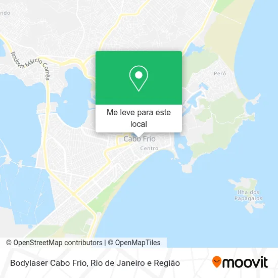 Bodylaser Cabo Frio mapa