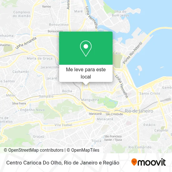 Centro Carioca Do Olho mapa