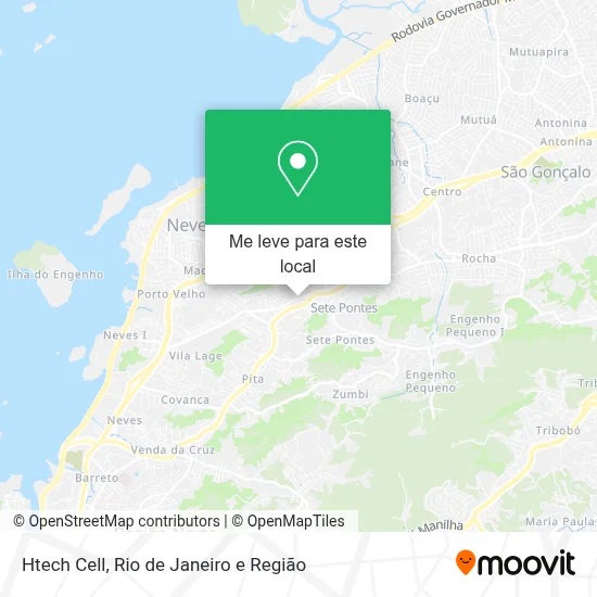 Htech Cell mapa