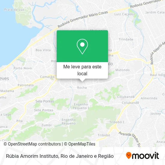 Rúbia Amorim Instituto mapa