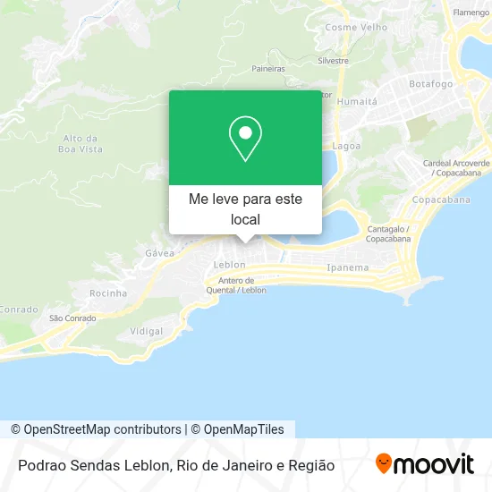Podrao Sendas Leblon mapa