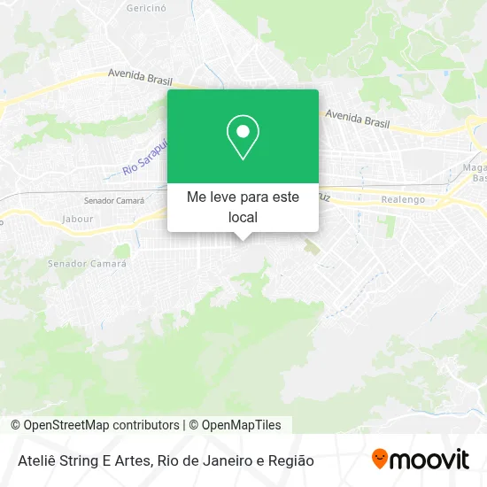 Ateliê String E Artes mapa