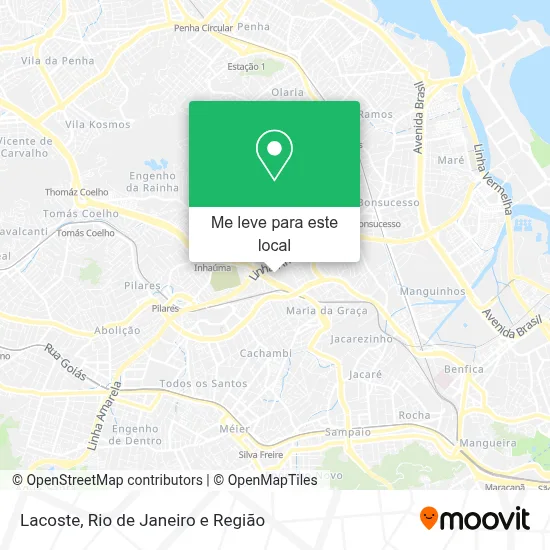 Lacoste mapa