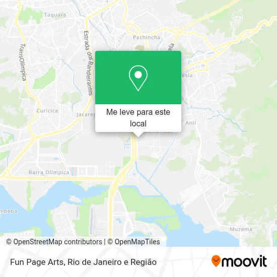 Fun Page Arts mapa