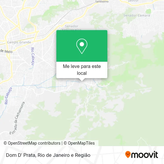 Dom D' Prata mapa