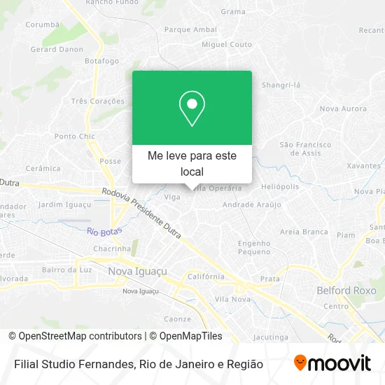 Filial Studio Fernandes mapa