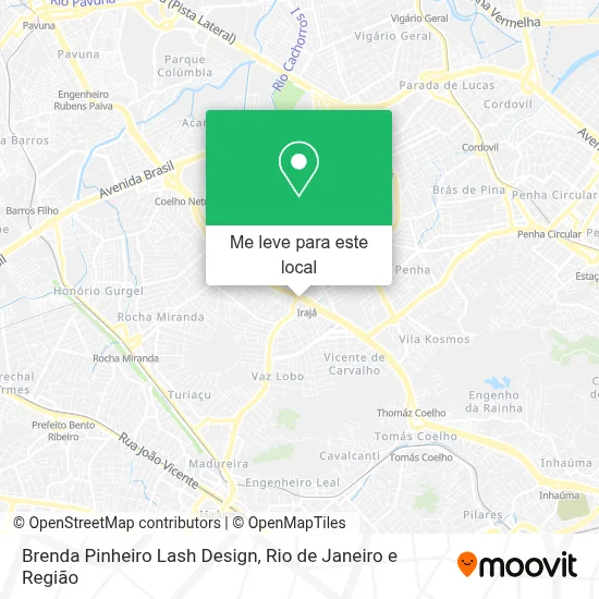 Brenda Pinheiro Lash Design mapa