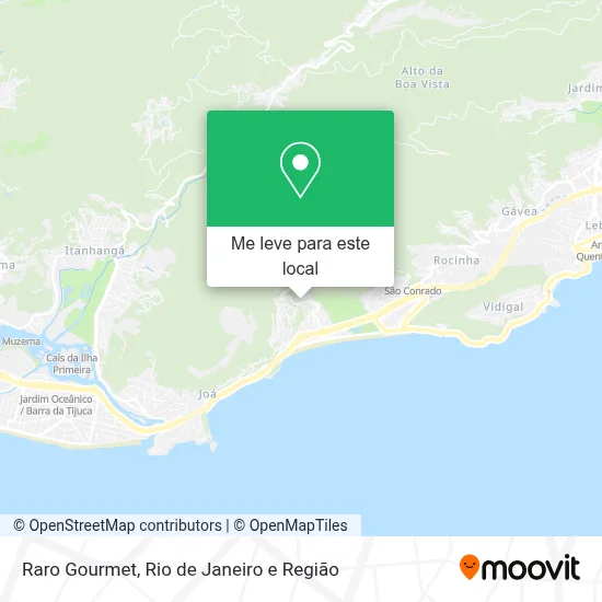 Raro Gourmet mapa