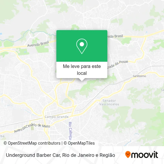 Underground Barber Car mapa