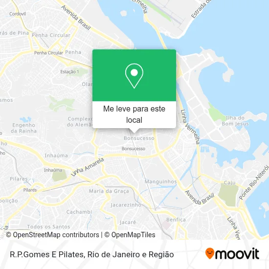 R.P.Gomes E Pilates mapa