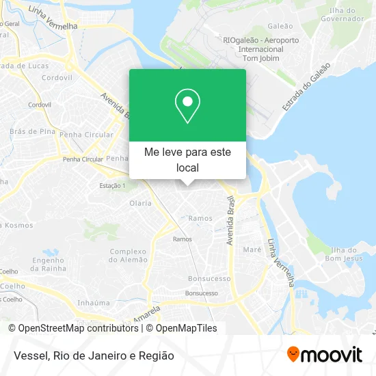Vessel mapa