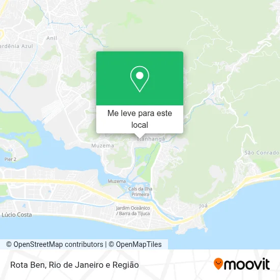 Rota Ben mapa