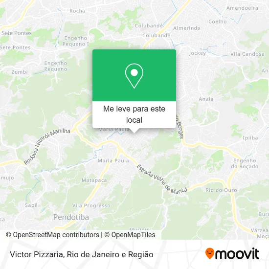 Victor Pizzaria mapa