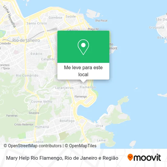 Mary Help Rio Flamengo mapa
