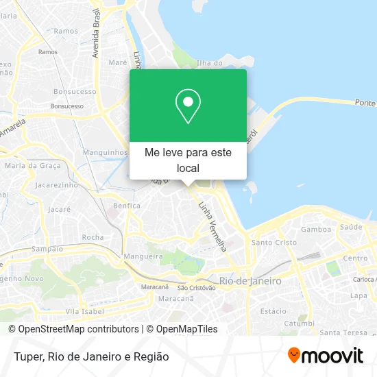 Tuper mapa
