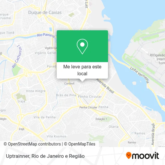 Uptrainner mapa