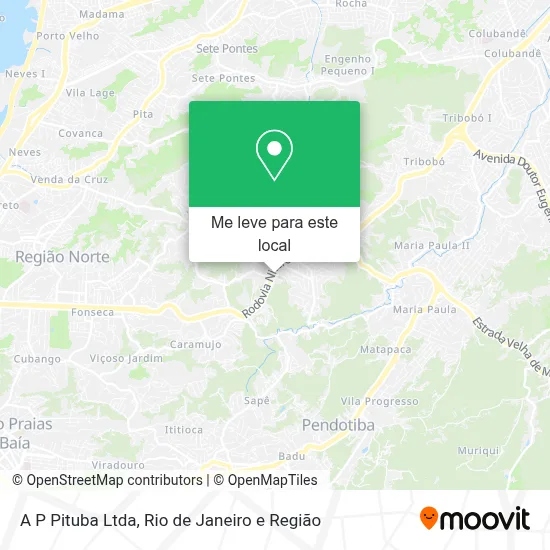 A P Pituba Ltda mapa