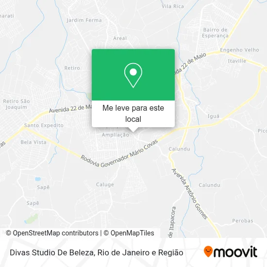 Divas Studio De Beleza mapa