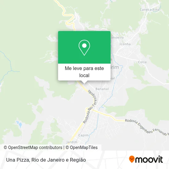 Una Pizza mapa