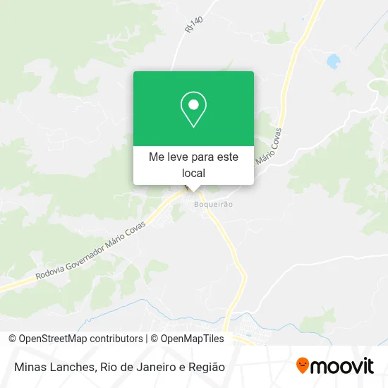 Minas Lanches mapa