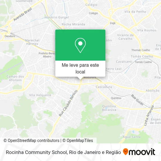 Rocinha Community School mapa