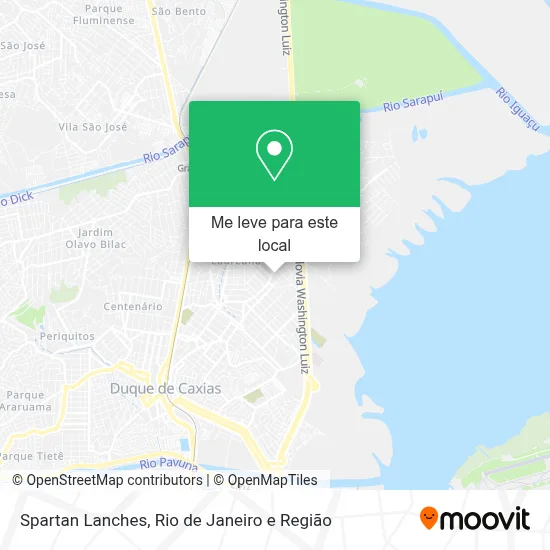Spartan Lanches mapa