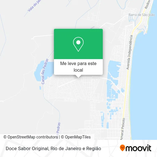 Doce Sabor Original mapa