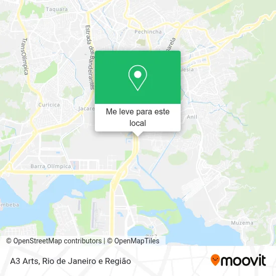 A3 Arts mapa