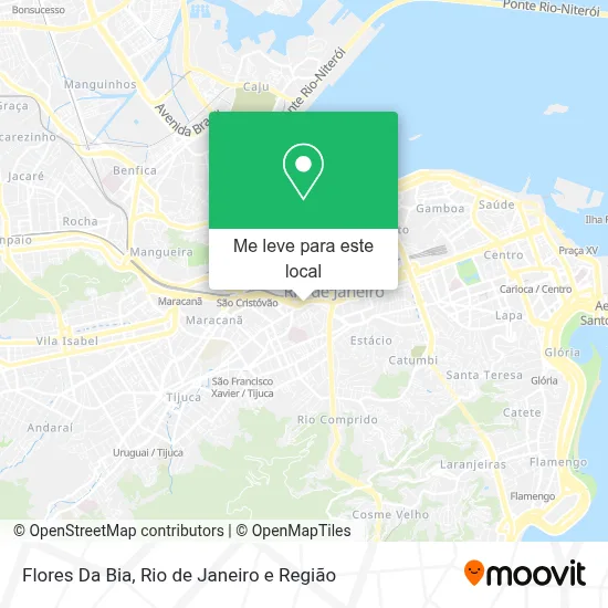 Flores Da Bia mapa