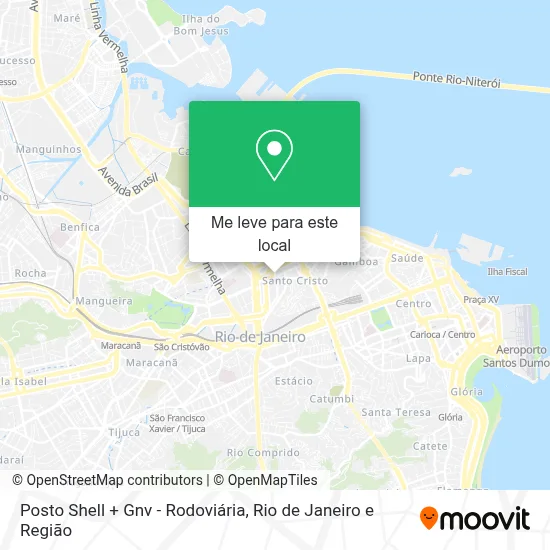 Posto Shell + Gnv - Rodoviária mapa