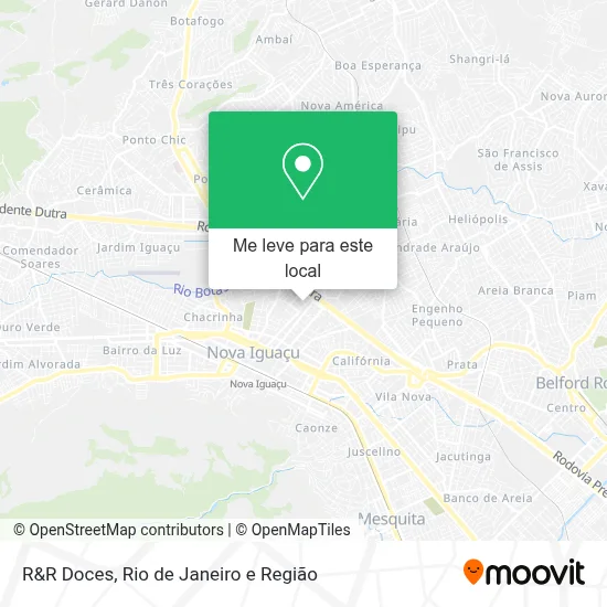 R&R Doces mapa