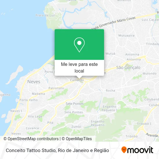 Conceito Tattoo Studio mapa