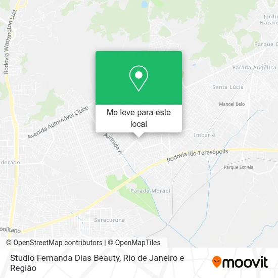 Studio Fernanda Dias Beauty mapa