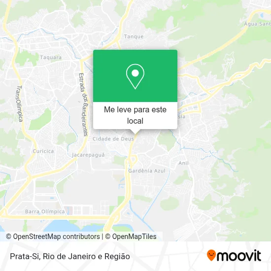 Prata-Si mapa