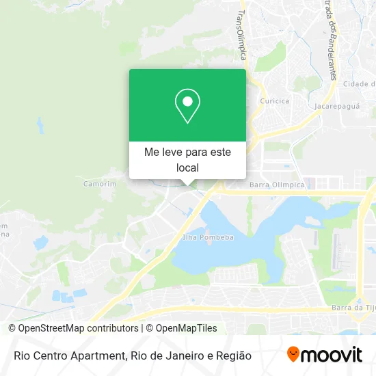 Rio Centro Apartment mapa