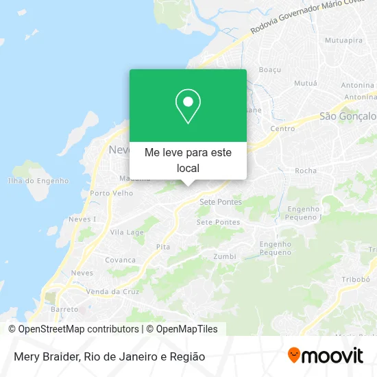 Mery Braider mapa
