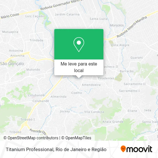 Titanium Professional mapa
