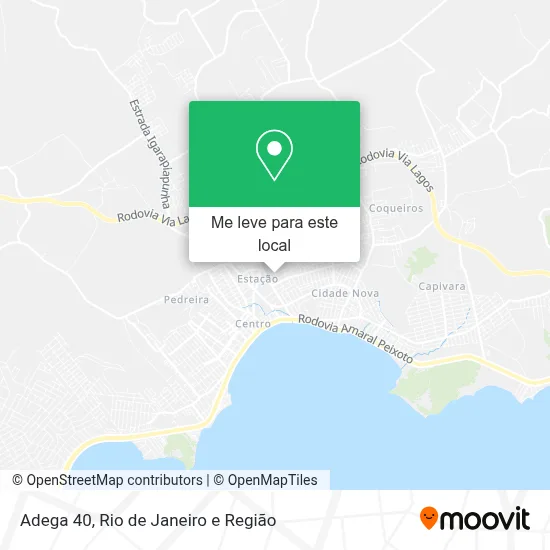 Adega 40 mapa
