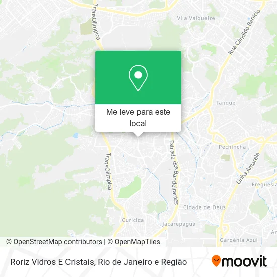 Roriz Vidros E Cristais mapa