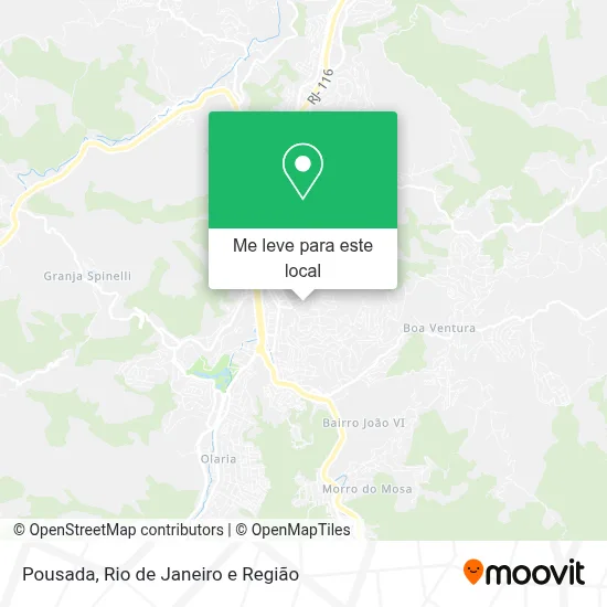 Pousada mapa
