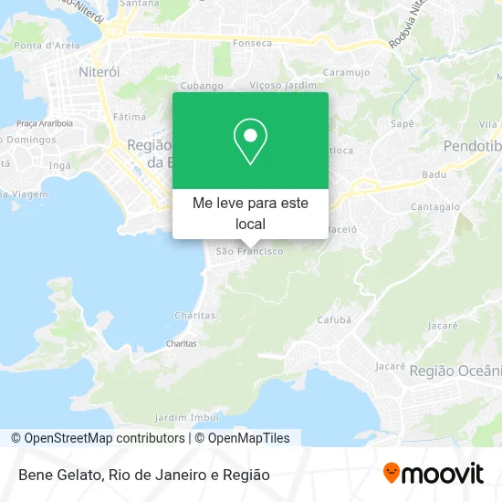 Bene Gelato mapa